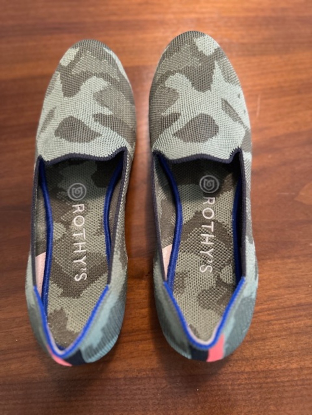 Rothy's Limited Edition Camo Loafers, size 7.5
